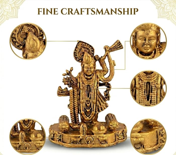 Brass Lord Venkateswara Balaji Idol — 7 cm