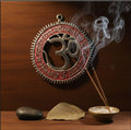 Brass Om Wall Hanging — Silver Finish