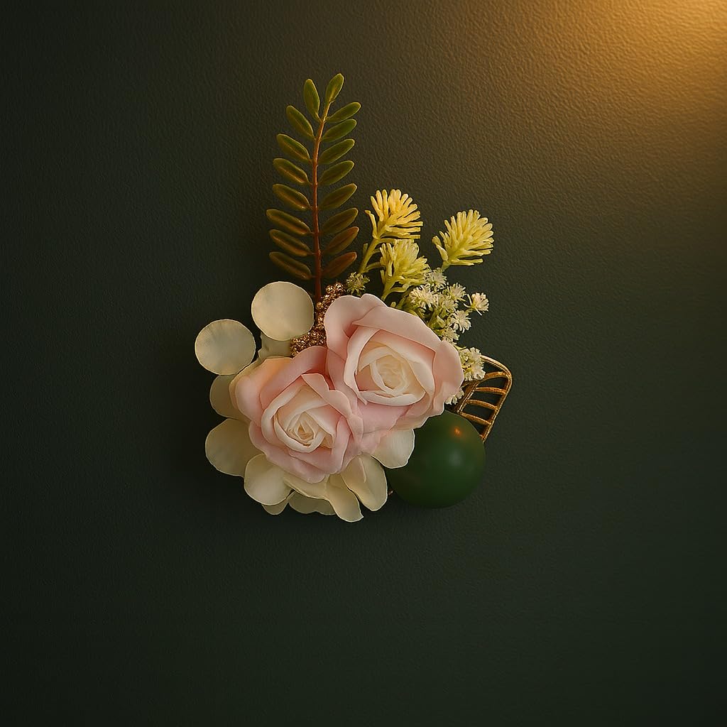 Rose Floral Wall Décor — Blush & White, Edition 2