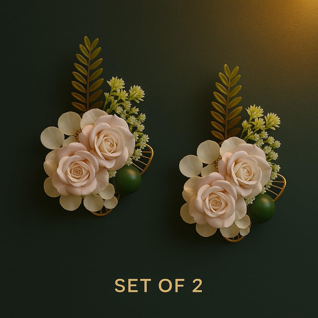 Rose Floral Wall Décor — Blush & White, Edition 2