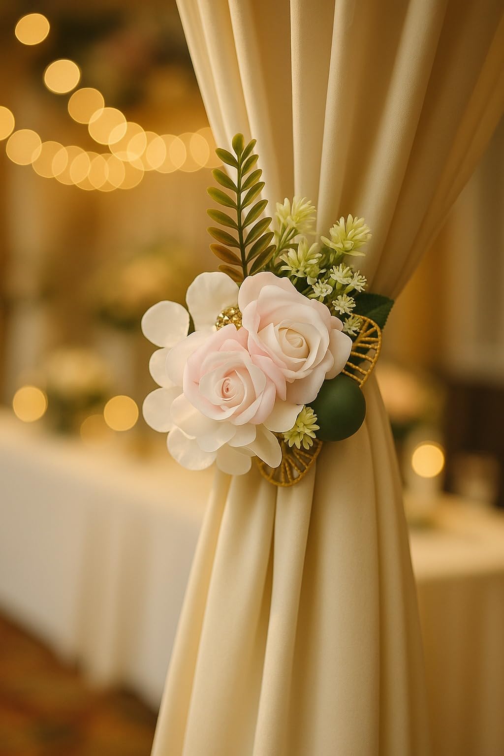 Rose Floral Wall Décor — Blush & White, Edition 2
