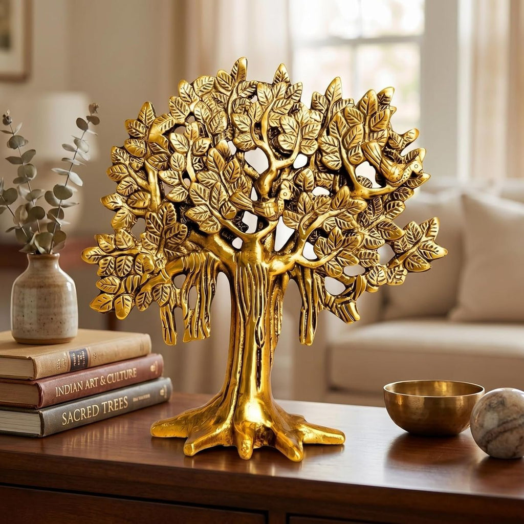 Brass Kalpavriksha Tree of Life — 7.5 Inch