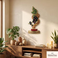 Hand-Painted Lord Krishna Wall Idol