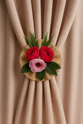 Rose & Jute Floral Wall Hanging — Edition 10