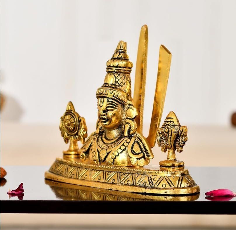 Brass Lord Venkateswara Balaji — 5 Inch