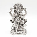 German Silver Ganesha Wall Idol — 18 cm