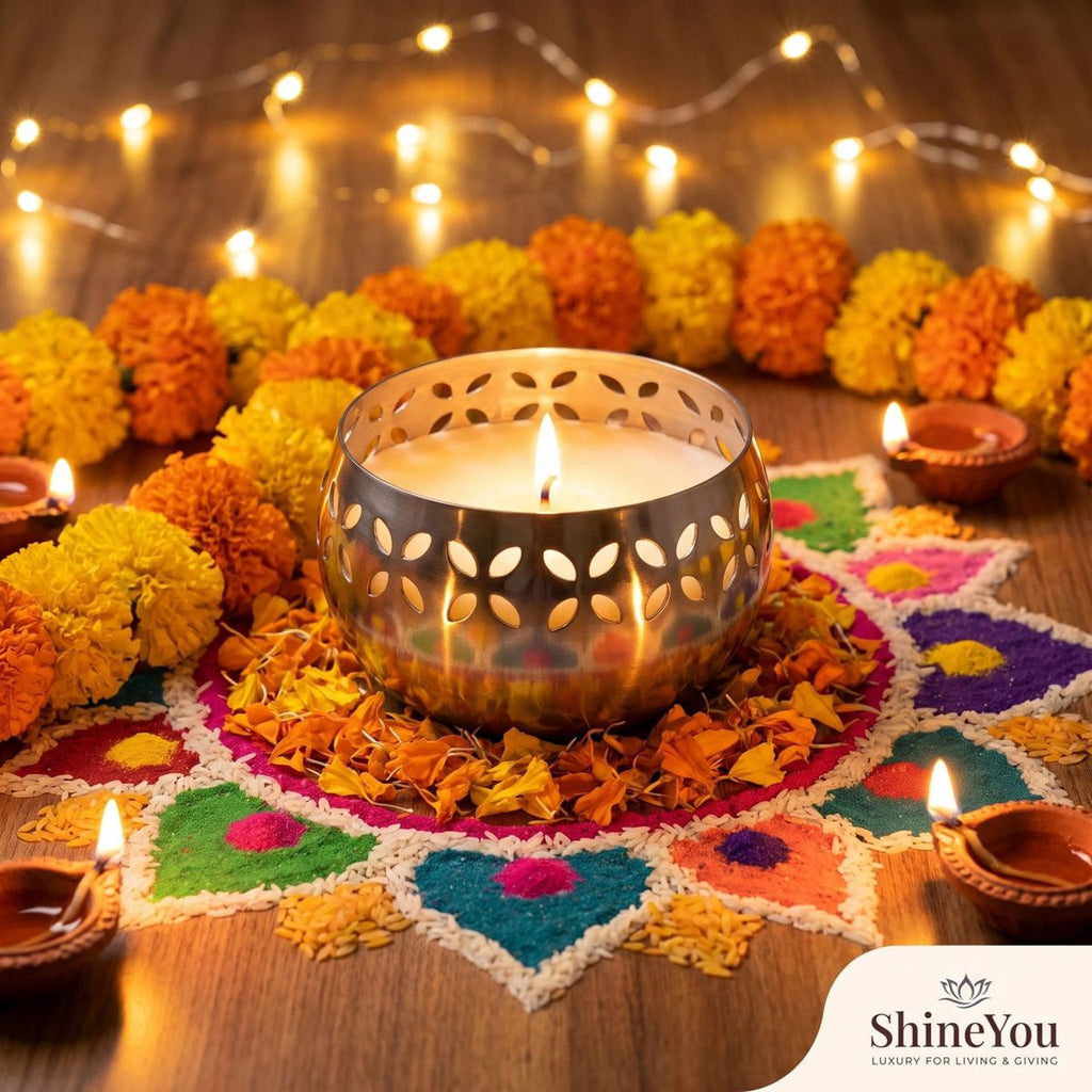 Floral Cutwork Tea Light Holder