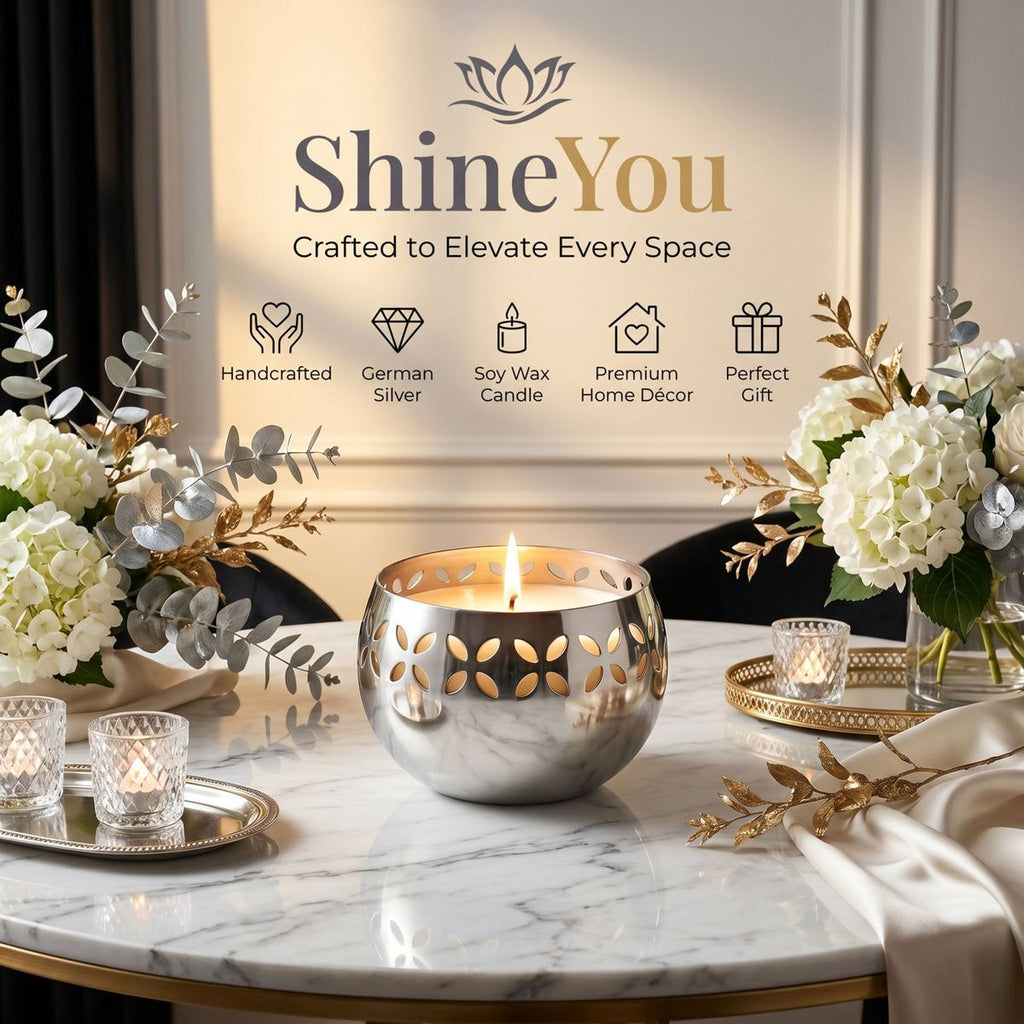 Floral Cutwork Tea Light Holder
