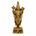 Lord Vishnu Idol — Brass Finish, 10 cm