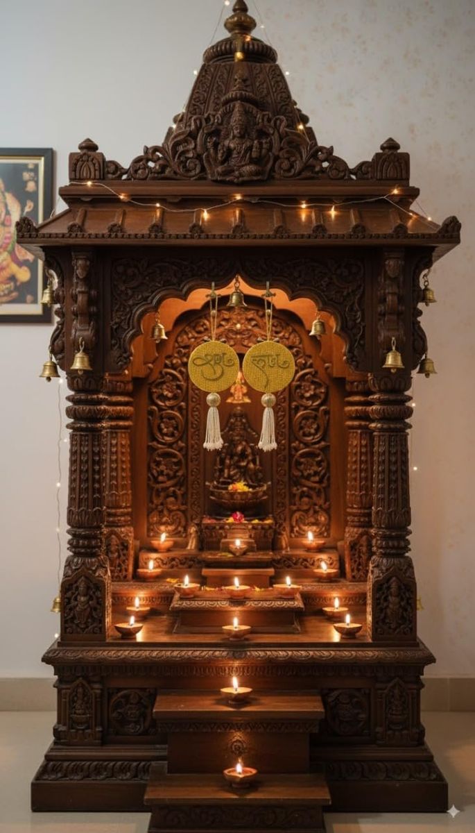 Shubh Labh Door Hanging — Gold & Yellow