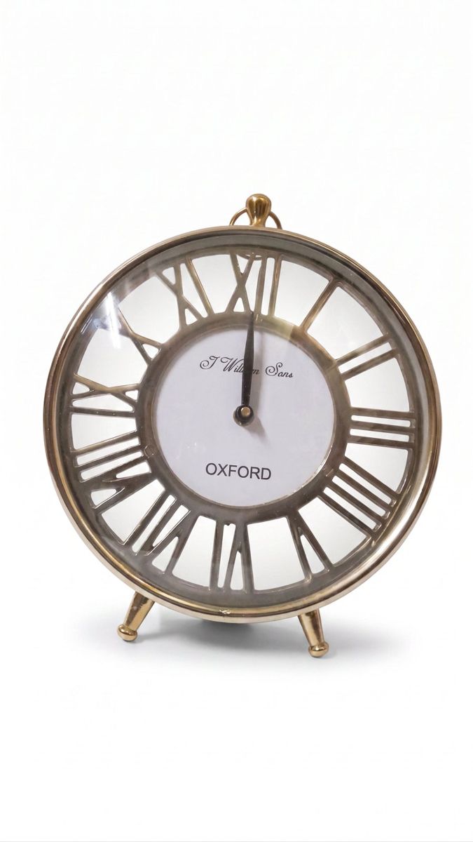 Oxford Roman Numeral Table Clock