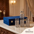 Glass Water Bottle & Two Glasses Gift Set