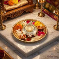 Shri Yantra Tortoise with Decorative Plate — II