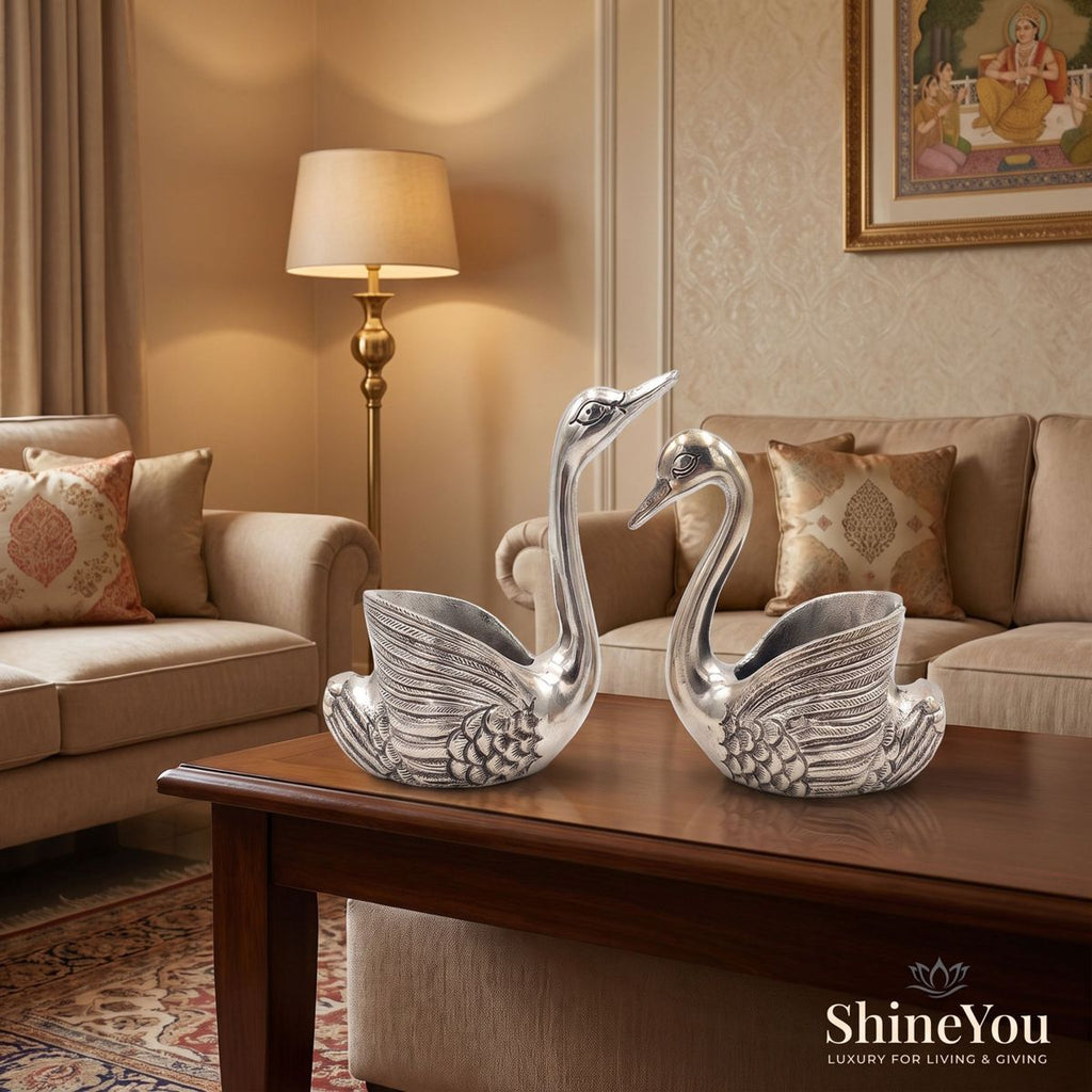 Elegant Swan Pair