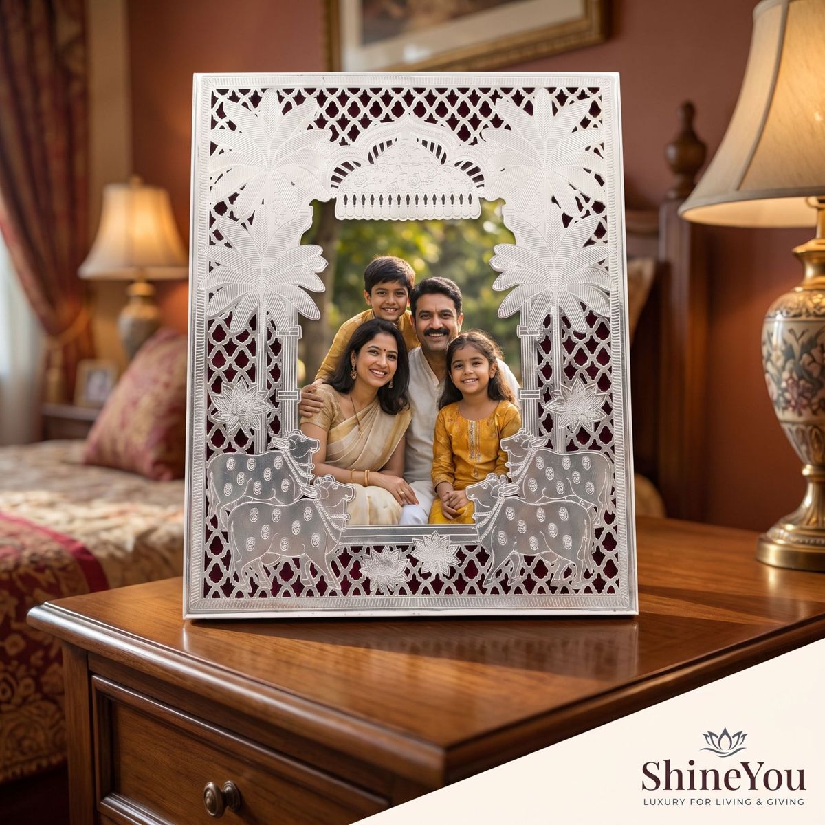 Silver Decorative Photo Frame