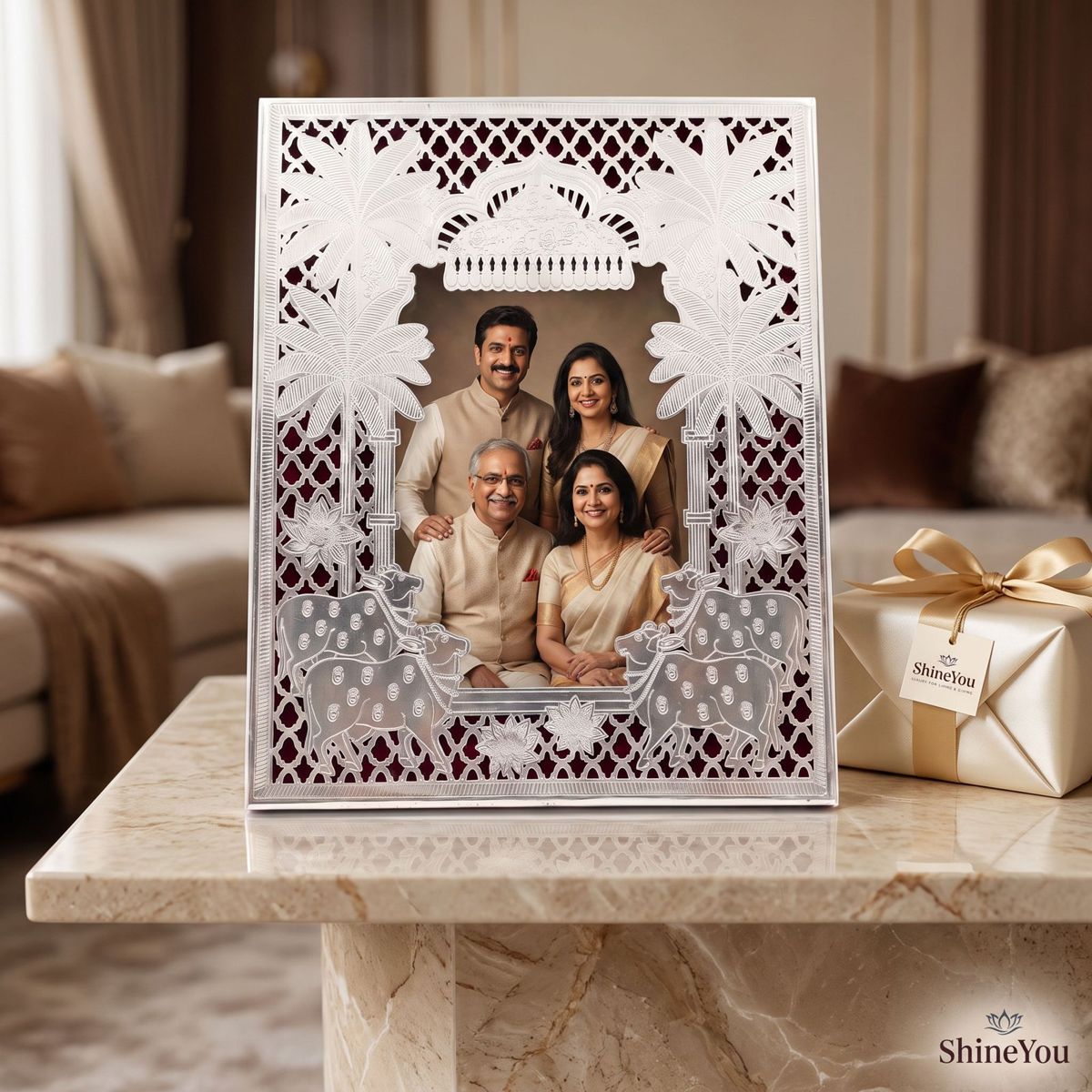 Silver Decorative Photo Frame