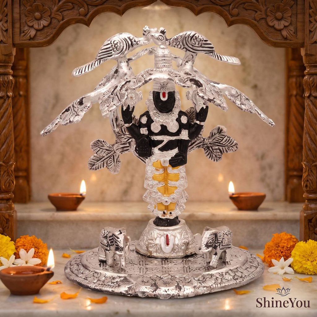 Lord Venkateswara Balaji with Sacred Tree