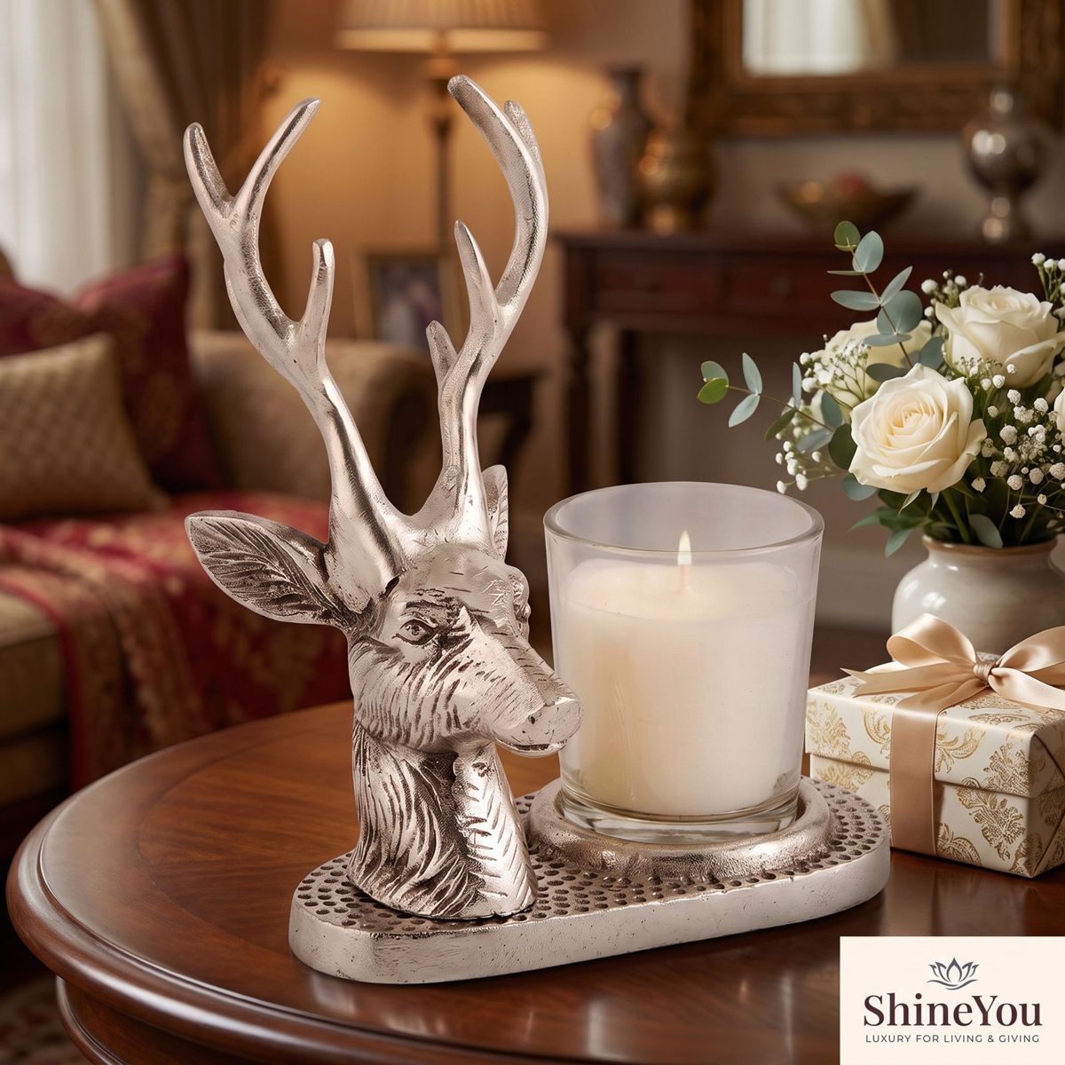 Deer Candle Holder