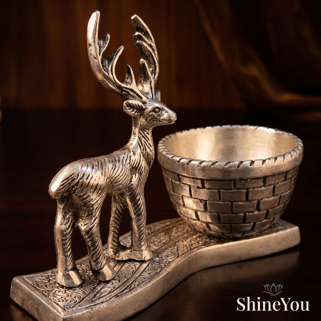 Silver Deer Planter