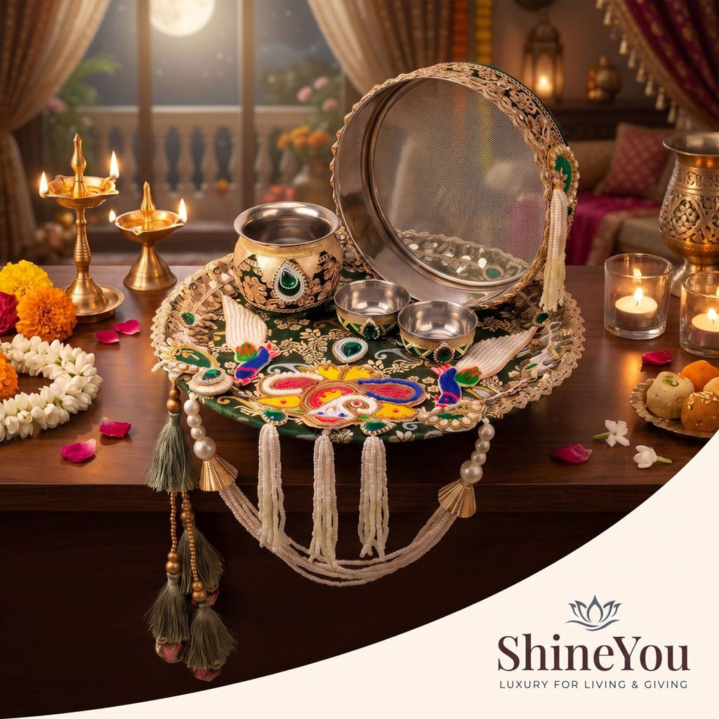 Karwa Chauth Pooja Thali Set