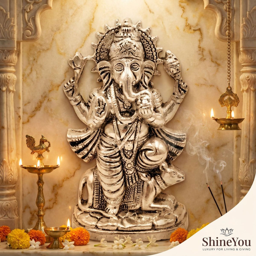 German Silver Ganesha Wall Hanging