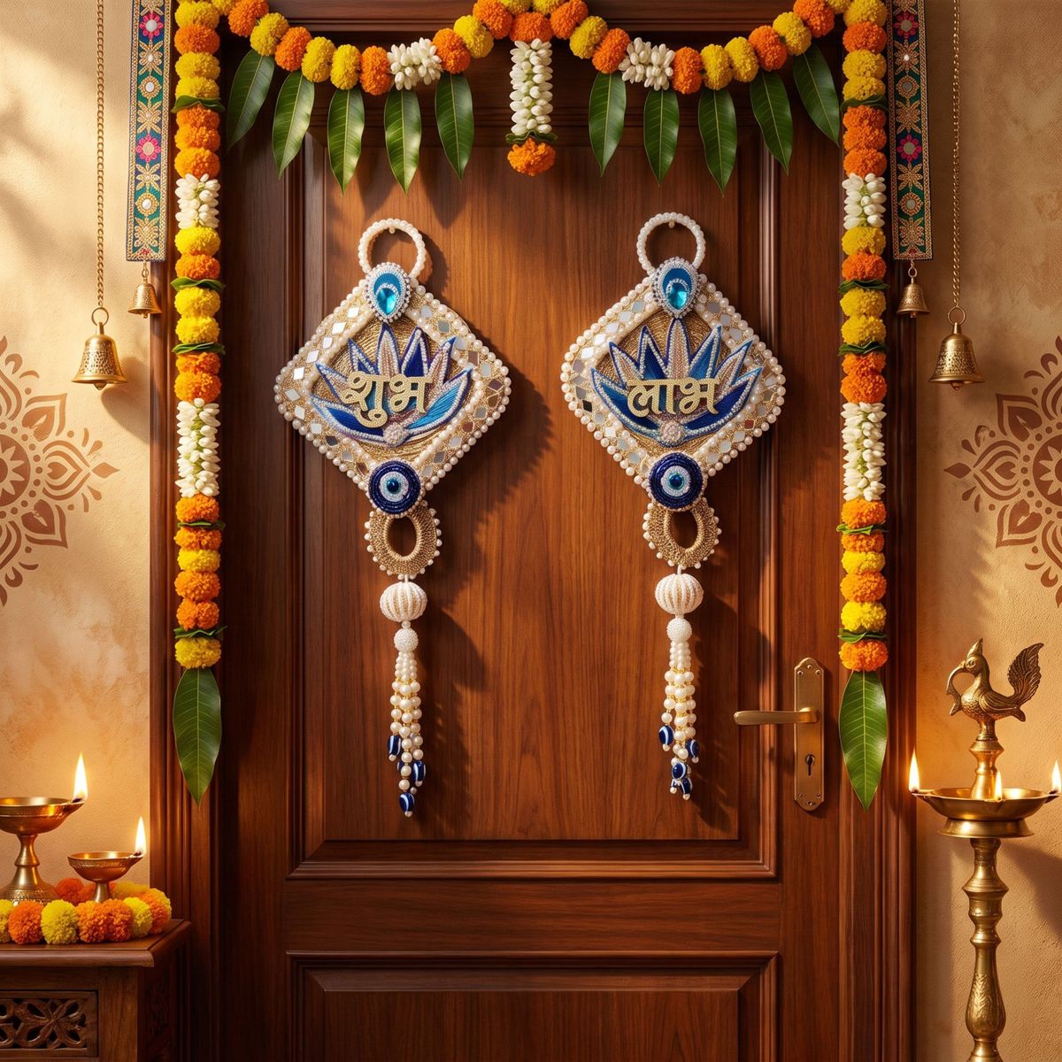 Shubh Labh Door Hanging Set — II