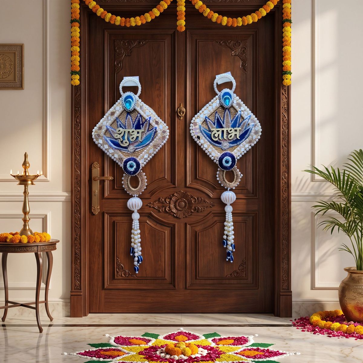 Shubh Labh Door Hanging Set — II