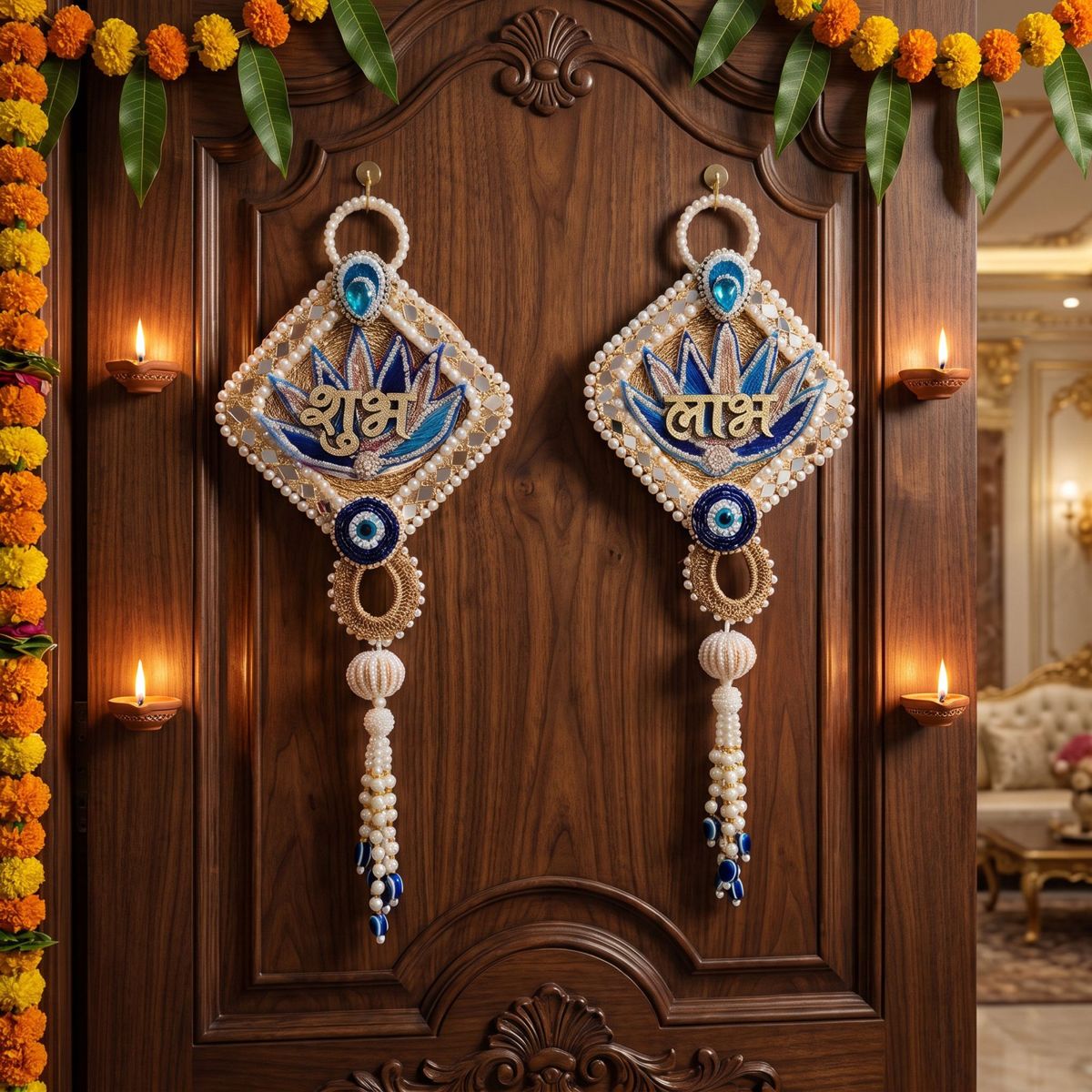 Shubh Labh Door Hanging Set — II
