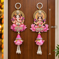 Ganesha Lakshmi Shubh Labh Door Hanging Set