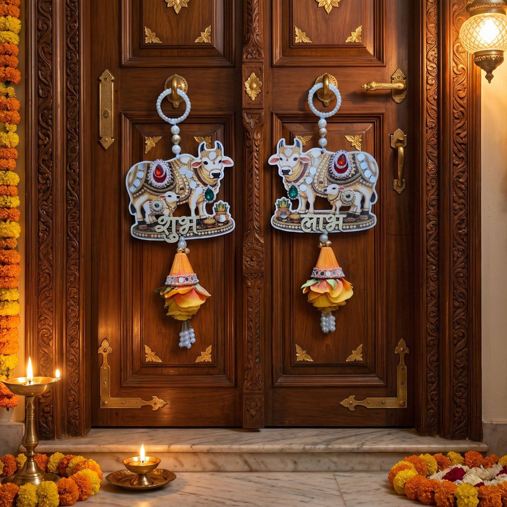 Kamdhenu Shubh Labh Door Hanging Set