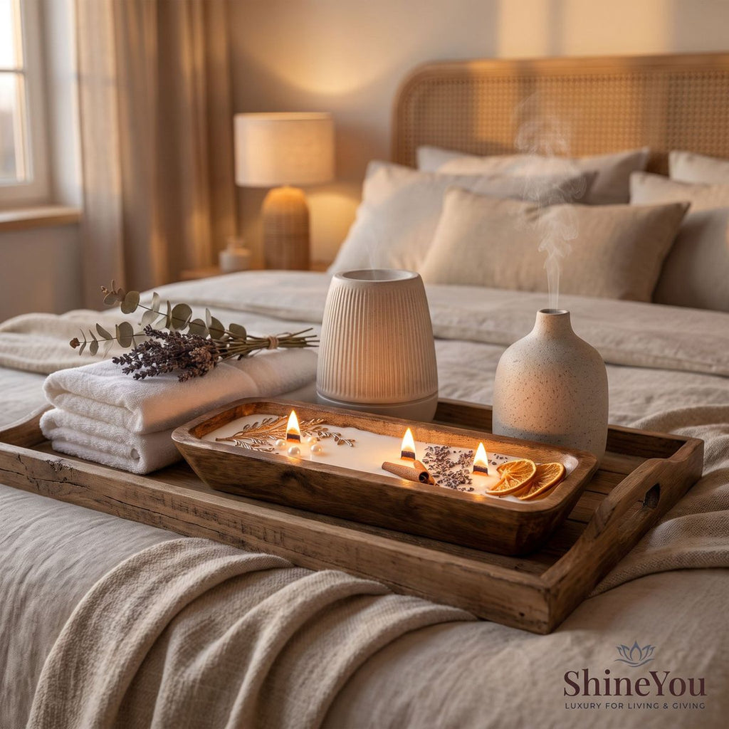 Wooden Bowl Candle — 515 ml
